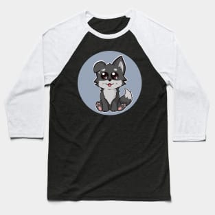 Chibi Wolf Baseball T-Shirt